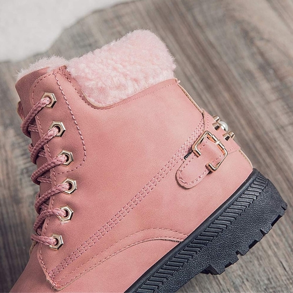 🆕️waterproof Anti Slip Winter Boots Pink - Picture 2 of 6